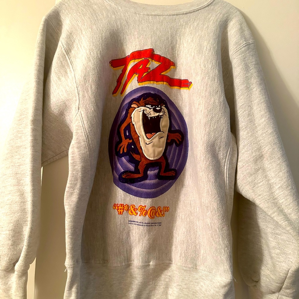 Vintage 90s genus taz Sweatshirt size M